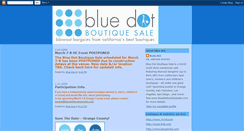 Desktop Screenshot of bluedotboutiquesale.blogspot.com