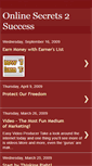 Mobile Screenshot of onlinesecrets2success.blogspot.com