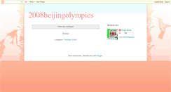 Desktop Screenshot of 2008beijingolympics.blogspot.com