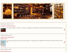 Tablet Screenshot of libraryhospital.blogspot.com
