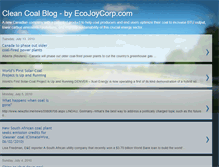 Tablet Screenshot of ecocoal.blogspot.com