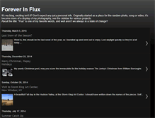 Tablet Screenshot of foreverinflux.blogspot.com