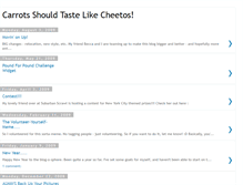 Tablet Screenshot of carrotsorcheetos.blogspot.com