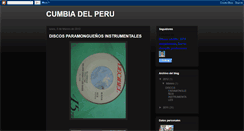 Desktop Screenshot of cumbiaperudiscos.blogspot.com