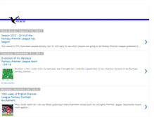 Tablet Screenshot of fantasypremierleagueblog.blogspot.com
