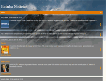 Tablet Screenshot of itatuba-noticias.blogspot.com