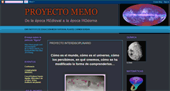 Desktop Screenshot of memoproyecto2010.blogspot.com