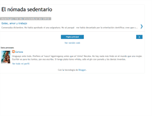 Tablet Screenshot of elnomadasedentario.blogspot.com