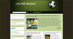 Desktop Screenshot of livewebbaseball.blogspot.com