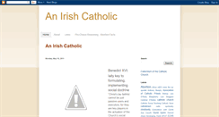 Desktop Screenshot of an-irish-catholic.blogspot.com