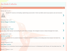 Tablet Screenshot of an-irish-catholic.blogspot.com