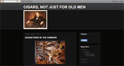 Desktop Screenshot of cigarsnotjustforoldmen.blogspot.com