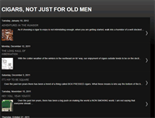 Tablet Screenshot of cigarsnotjustforoldmen.blogspot.com