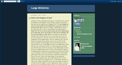 Desktop Screenshot of largeministries.blogspot.com