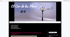 Desktop Screenshot of elcordelesflors.blogspot.com