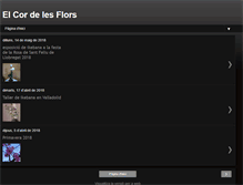 Tablet Screenshot of elcordelesflors.blogspot.com
