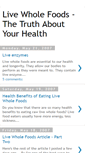 Mobile Screenshot of livewholefoods.blogspot.com