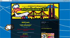Desktop Screenshot of airplanes2u.blogspot.com