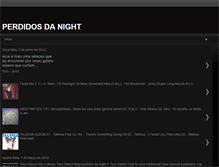 Tablet Screenshot of perdidosdanight.blogspot.com