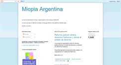 Desktop Screenshot of miopiaargentina.blogspot.com