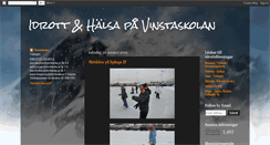Desktop Screenshot of idrottvinstaskolan.blogspot.com