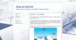 Desktop Screenshot of dicasdoautocad.blogspot.com