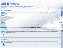 Tablet Screenshot of dicasdoautocad.blogspot.com