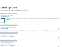 Tablet Screenshot of onlinetipsguru.blogspot.com