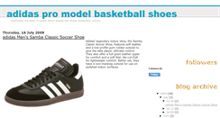 Desktop Screenshot of adidas-pro-model-basketball-shoes.blogspot.com