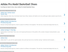 Tablet Screenshot of adidas-pro-model-basketball-shoes.blogspot.com