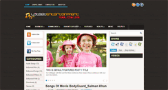 Desktop Screenshot of lintertainment.blogspot.com