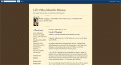 Desktop Screenshot of lifewithpolymyositis.blogspot.com