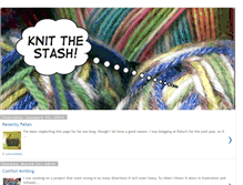 Tablet Screenshot of knitthestash.blogspot.com