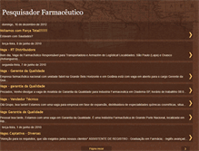 Tablet Screenshot of pesquisadorfarmaceutico.blogspot.com