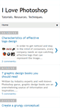 Mobile Screenshot of i-love-photoshop.blogspot.com
