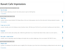 Tablet Screenshot of kuwaitcafeimpressions.blogspot.com