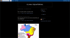 Desktop Screenshot of clima-equatorial.blogspot.com