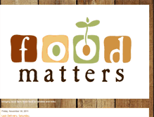 Tablet Screenshot of foodmatterscsa.blogspot.com