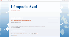 Desktop Screenshot of lampadazzul.blogspot.com