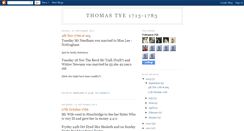 Desktop Screenshot of bookofthomastye.blogspot.com