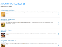 Tablet Screenshot of macaronigrill-recipes.blogspot.com