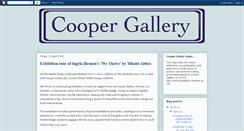 Desktop Screenshot of coopergallerynotes.blogspot.com