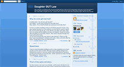 Desktop Screenshot of daughteroutlawed.blogspot.com