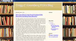 Desktop Screenshot of greggcgreenbergflsablog.blogspot.com