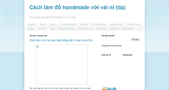 Desktop Screenshot of cach-lam-handmade-vai-ni-da.blogspot.com
