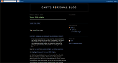 Desktop Screenshot of gabyspersonalxal.blogspot.com