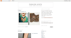 Desktop Screenshot of fleurfashionhints.blogspot.com