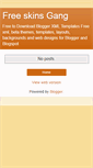 Mobile Screenshot of freeskinsgang.blogspot.com
