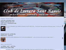 Tablet Screenshot of clubdelecturasantnarcis1.blogspot.com