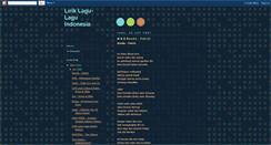 Desktop Screenshot of liriklagulaguindonesia.blogspot.com